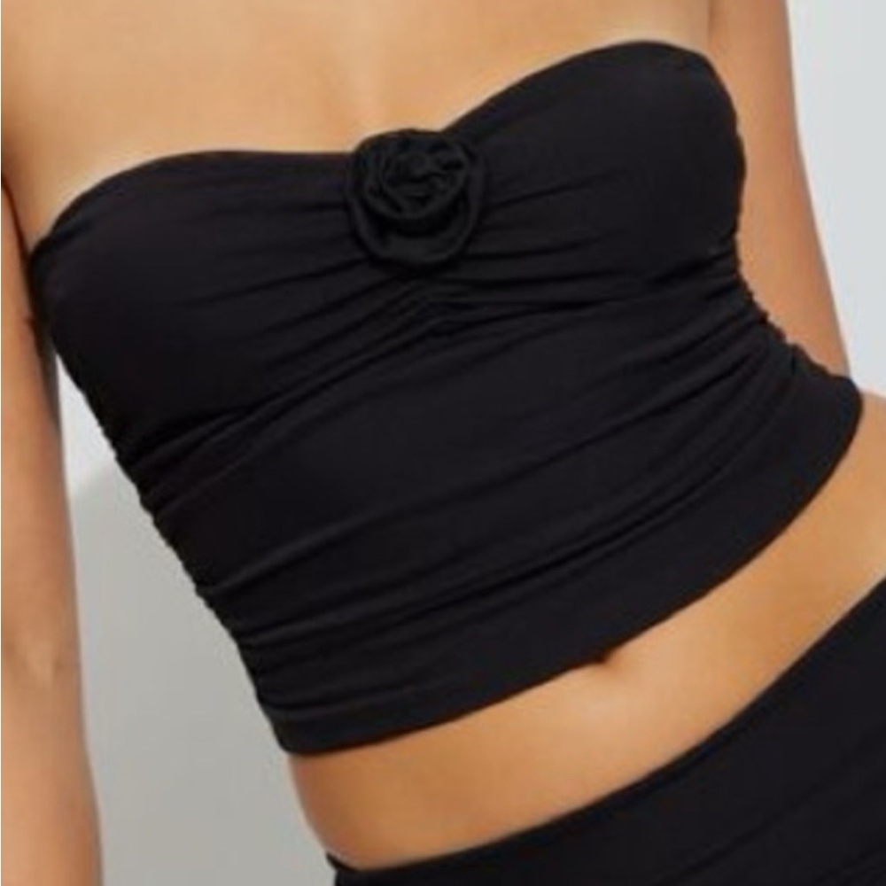 Garage Rosette Tube Top - XS
